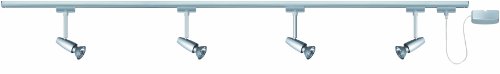 Paulmann 96837 URail Barelli Schienen-Set 4x50W GU10 Chrom