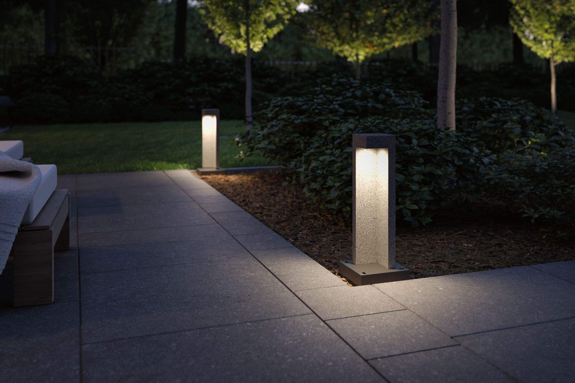 Paulmann Outdoor Concrea Pollerleuchte Beton 3000K IP65