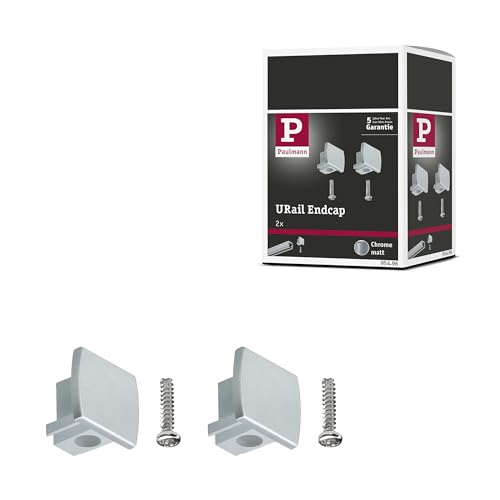 Paulmann URail 95496 Endkappe Chrom Kunststoff