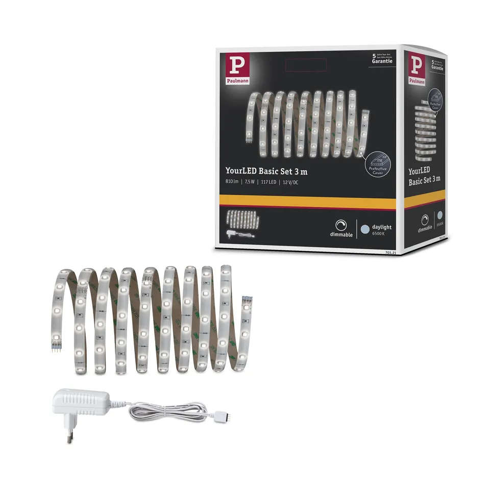 Paulmann 703.21 Strip LED-Streifen weiß 6500K