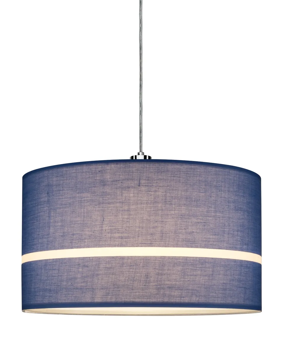 Paulmann URail Tessa Lampenschirm blau Stoff max. 50W
