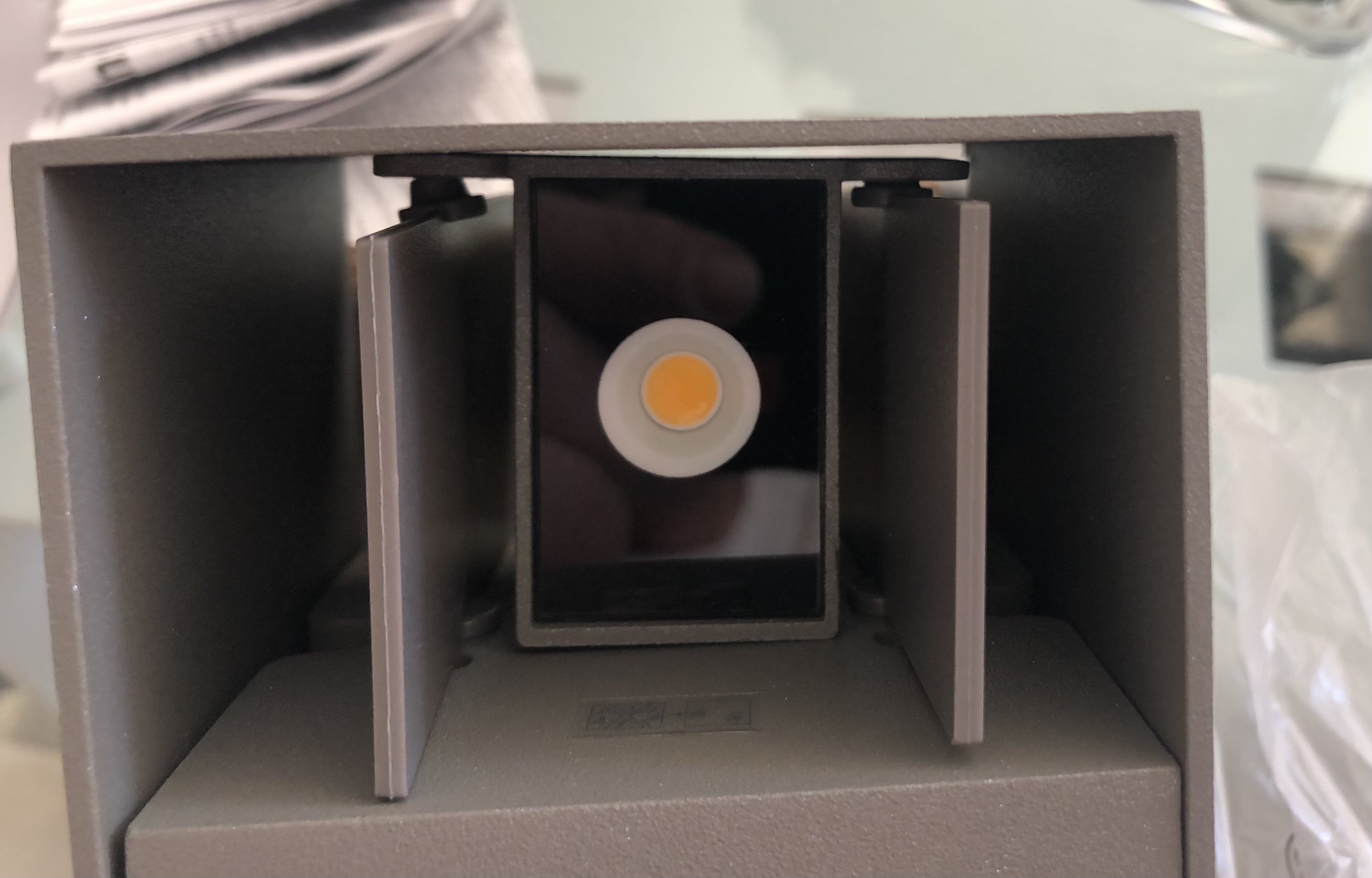 Paulmann Cybo LED-Außenwandleuchte 2x3W grau IP65 2700K