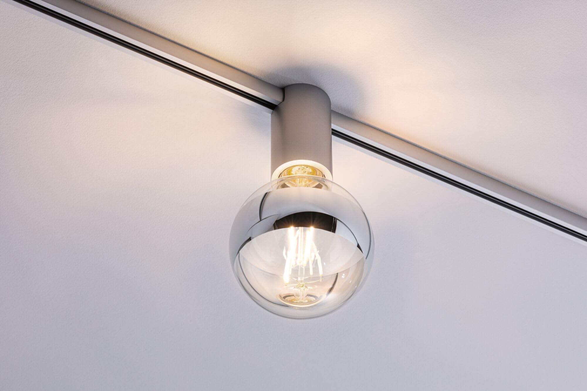 Paulmann URail 94973 Socket Schienenspot Silber E27 dimmbar