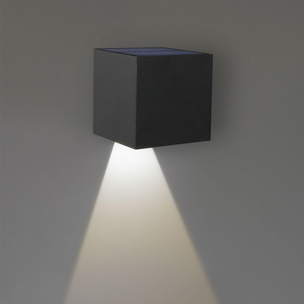 Hoftronic Kansas XL Solar Wandleuchte 3000K Bewegungsmelder