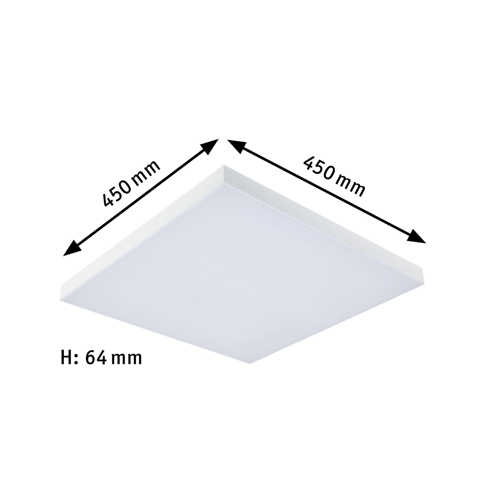 Paulmann Velora Rainbow LED-Panel Weiß 19W eckig