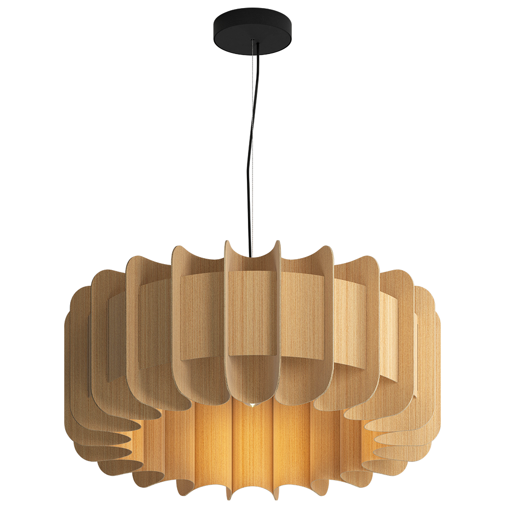 Bruck Clarissa Pendelleuchte Holz feuchtefest