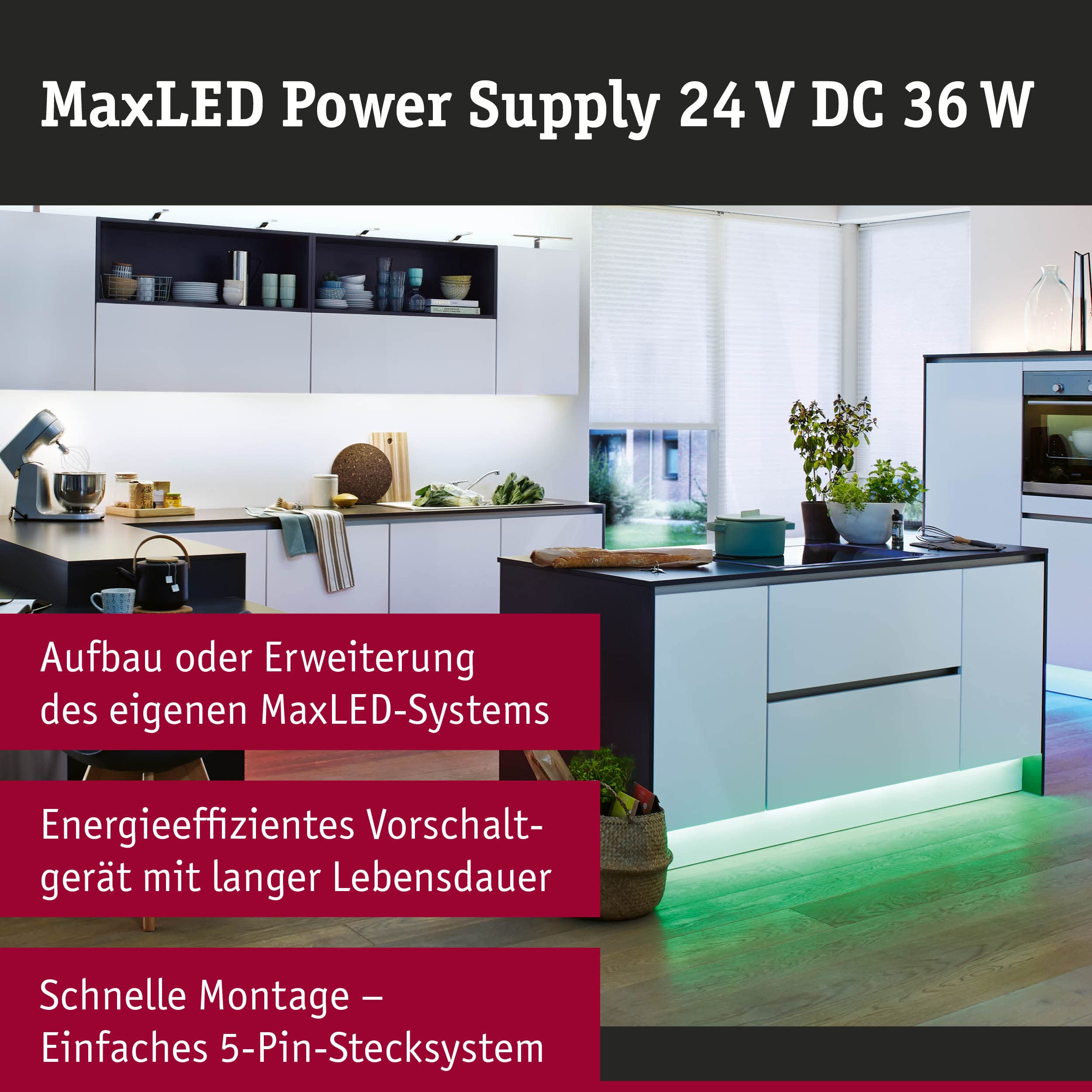 Paulmann 79837 Universal Netzteil 36W 12V schwarz