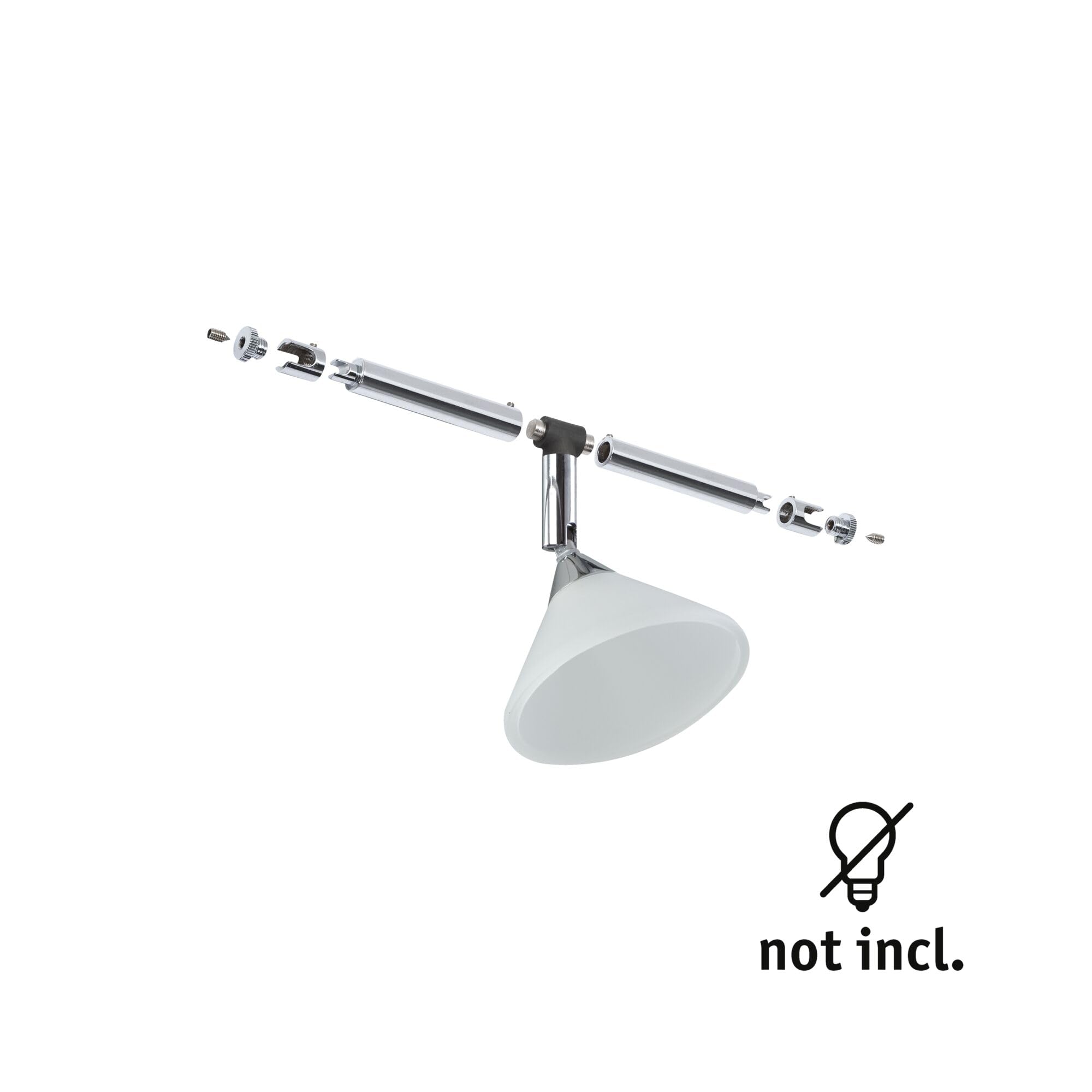 Paulmann Colmar 94138 Seilspot chrom satin einzeln