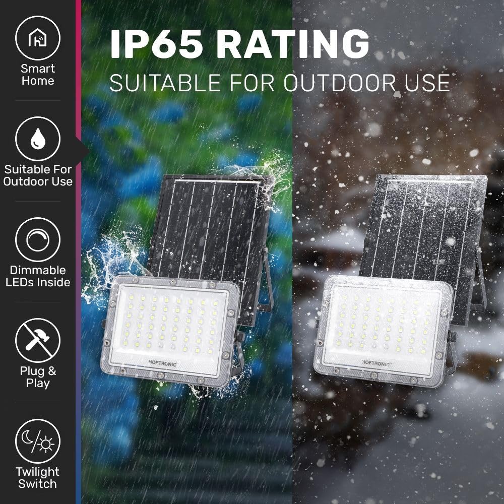 Hoftronic Helios Solar Strahler 50W Außen IP65 410lm