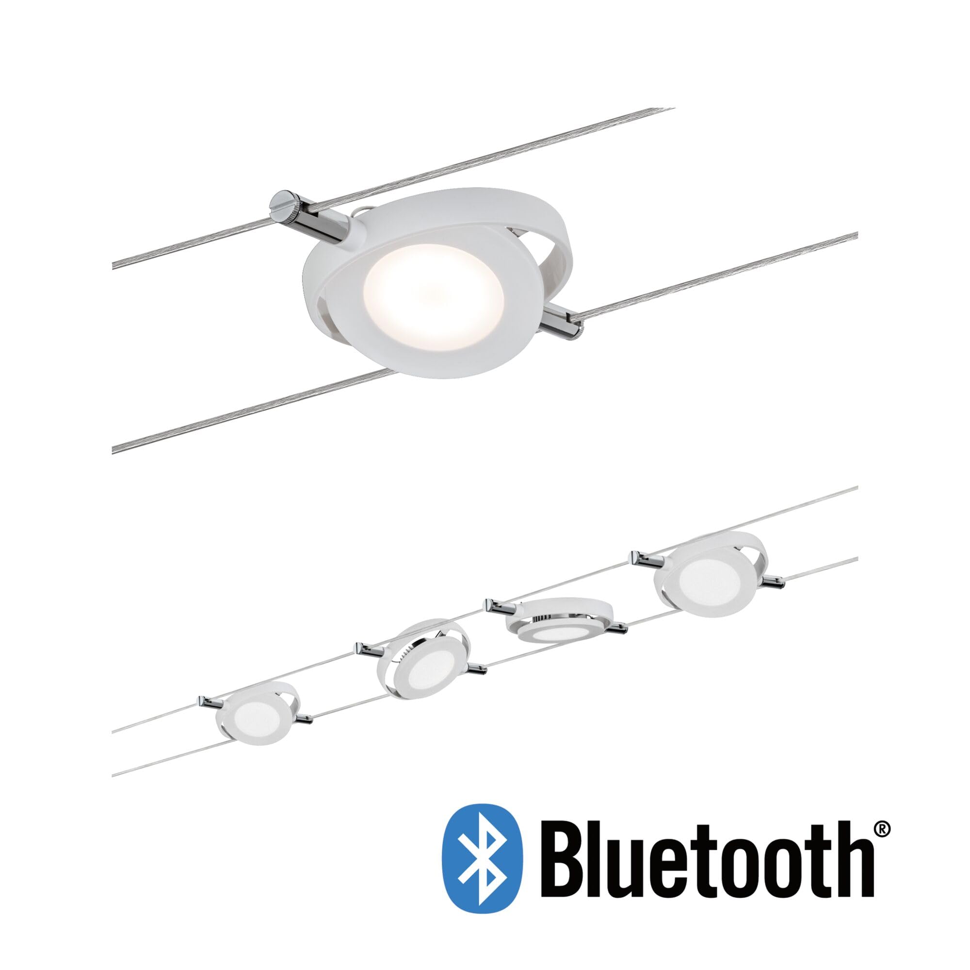 Paulmann RoundMac 50107 LED-Seilsystem weiß Bluetooth