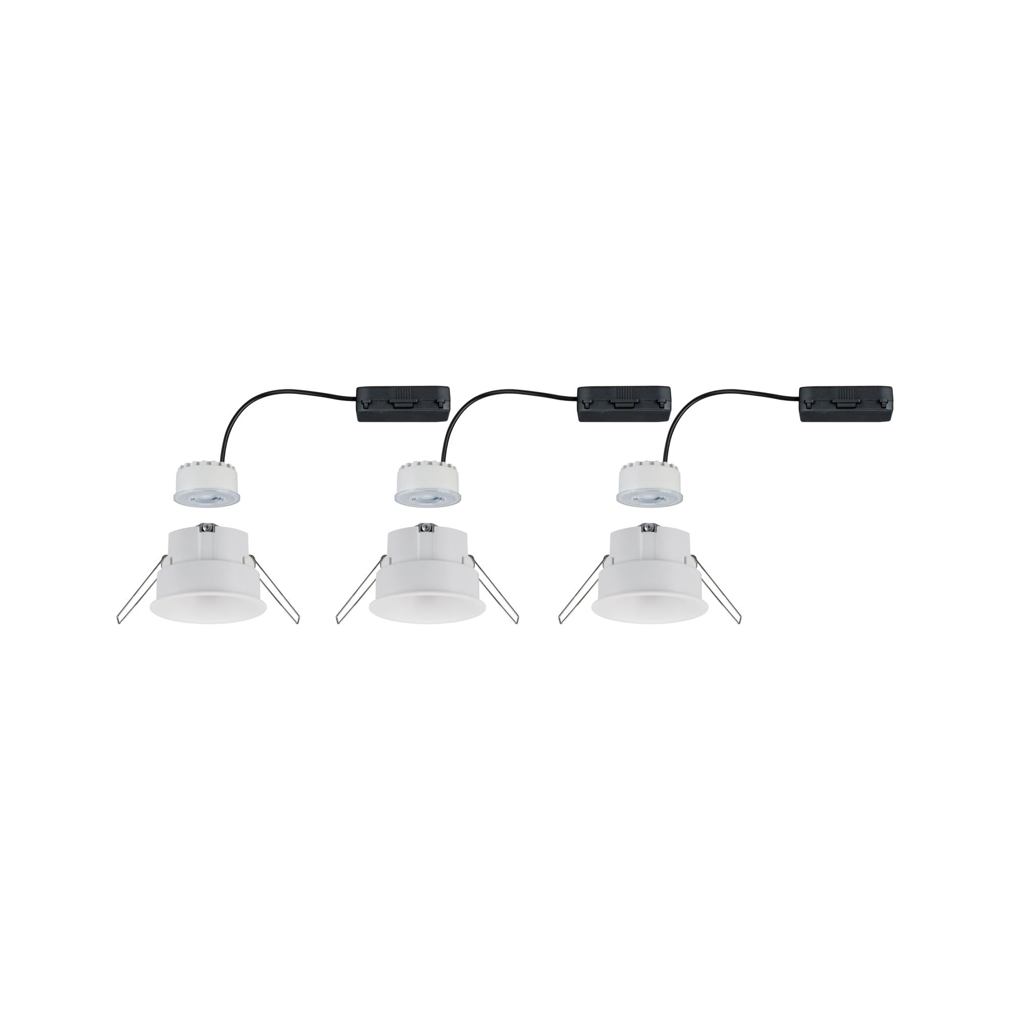Paulmann Cymbal 93415 Einbauleuchte 3er-Set Weiß dimmbar