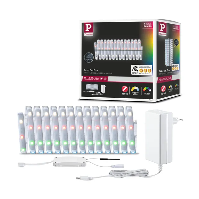 Paulmann MaxLED 250 LED-Streifen 5m RGBW Zigbee Basisset