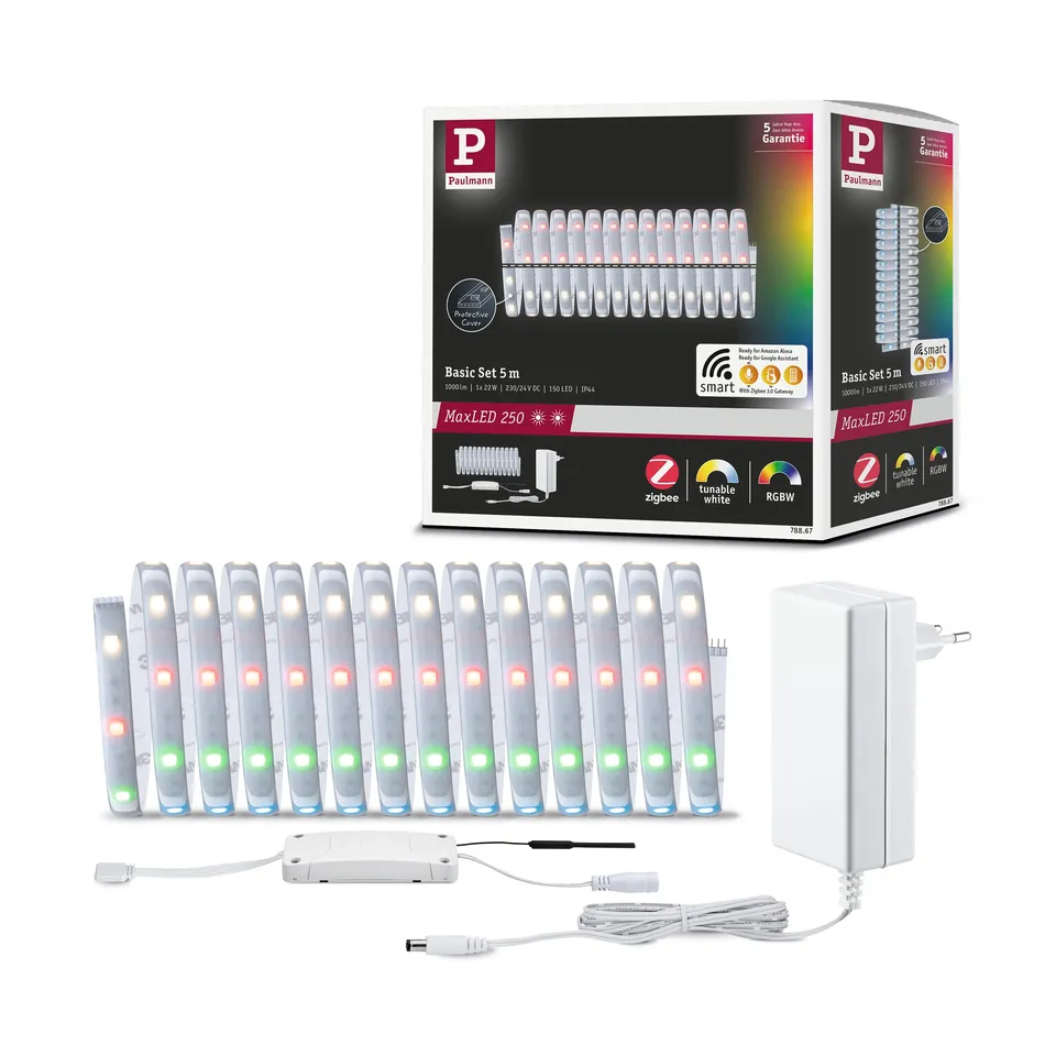 Paulmann MaxLED 250 LED-Streifen 5m RGBW Zigbee Basisset