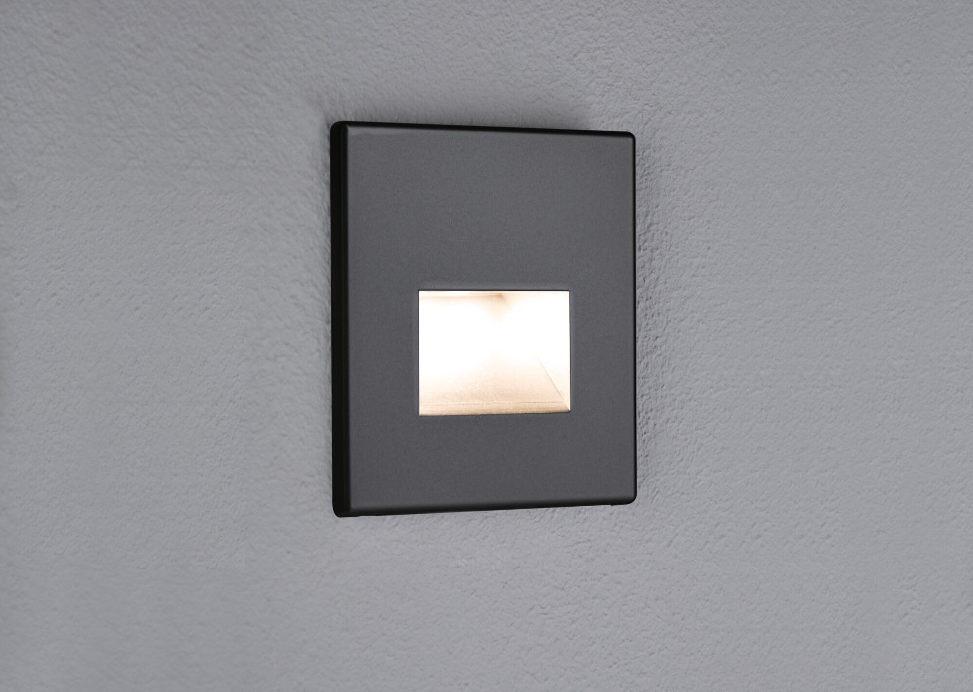 Paulmann Edge Quadro 93094 Wandeinbauleuchte Schwarz matt