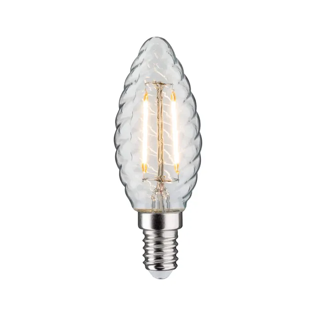 Paulmann 28499 LED Kerze gedreht E14 klar warmweiß dimmbar