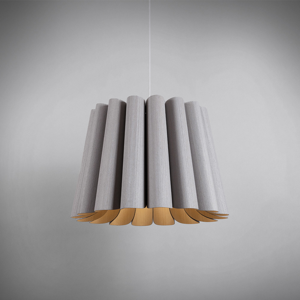 Bruck Renata Medium Pendelleuchte Holz farbig