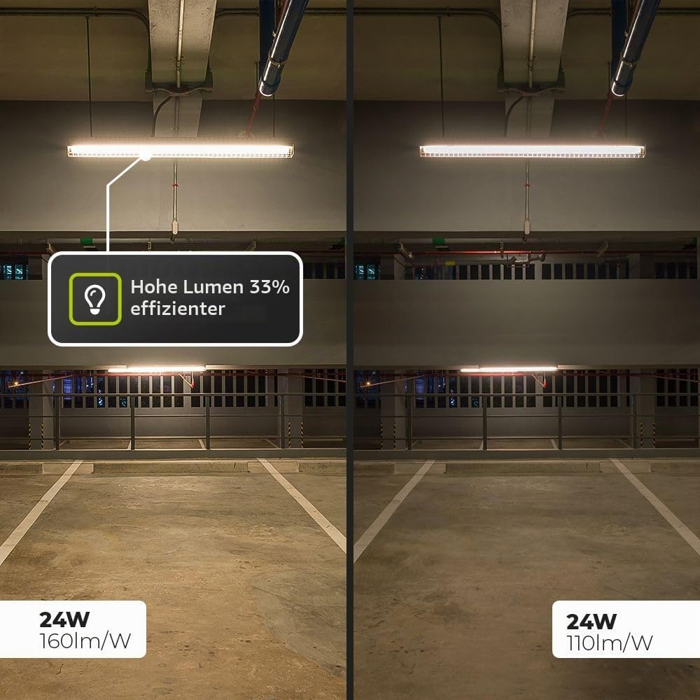 Hoftronic LED Röhre 150cm 24W 4000K G13 Neutralweiß
