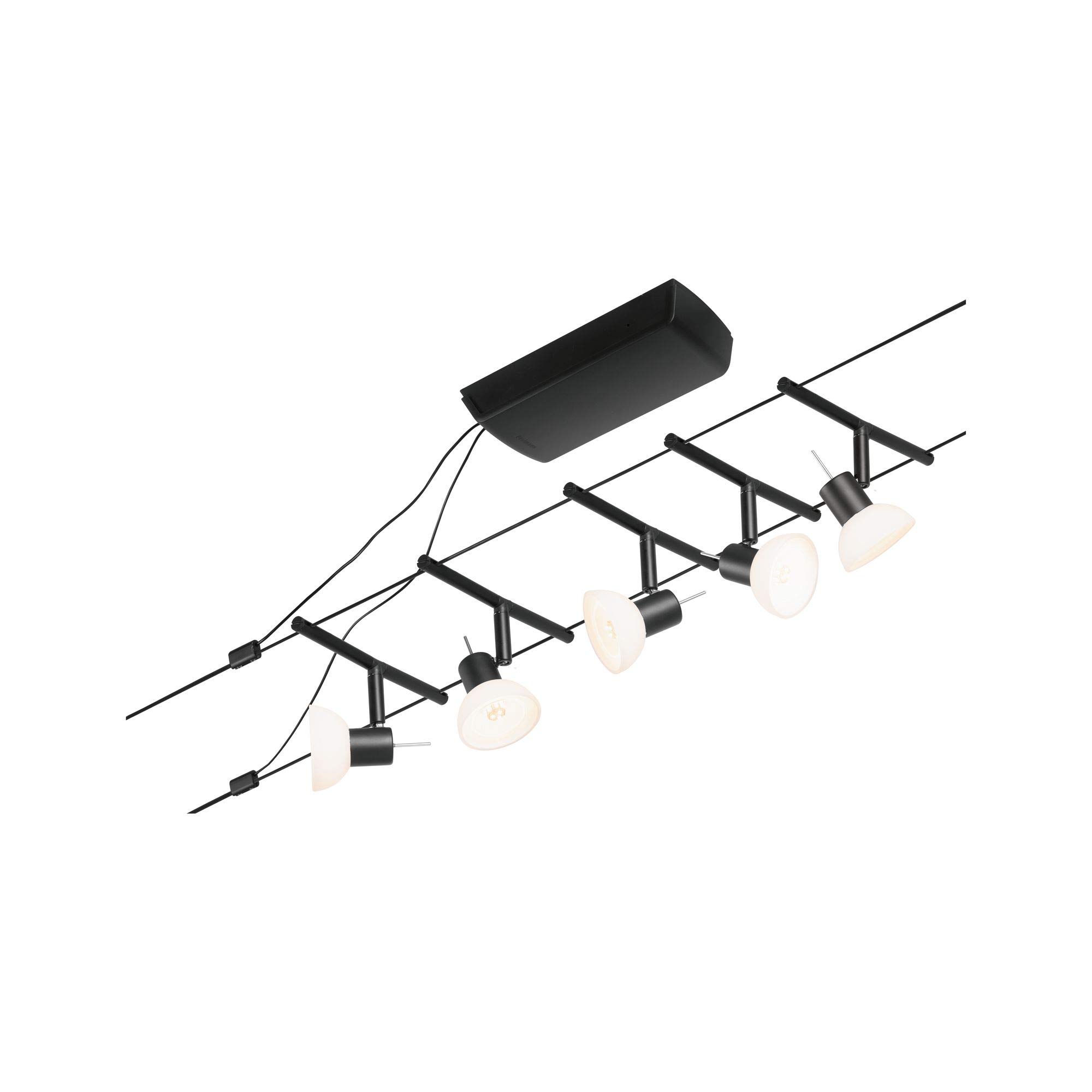 Paulmann CorDuo Sheela 94450 Seilsystem schwarz matt GU5,3