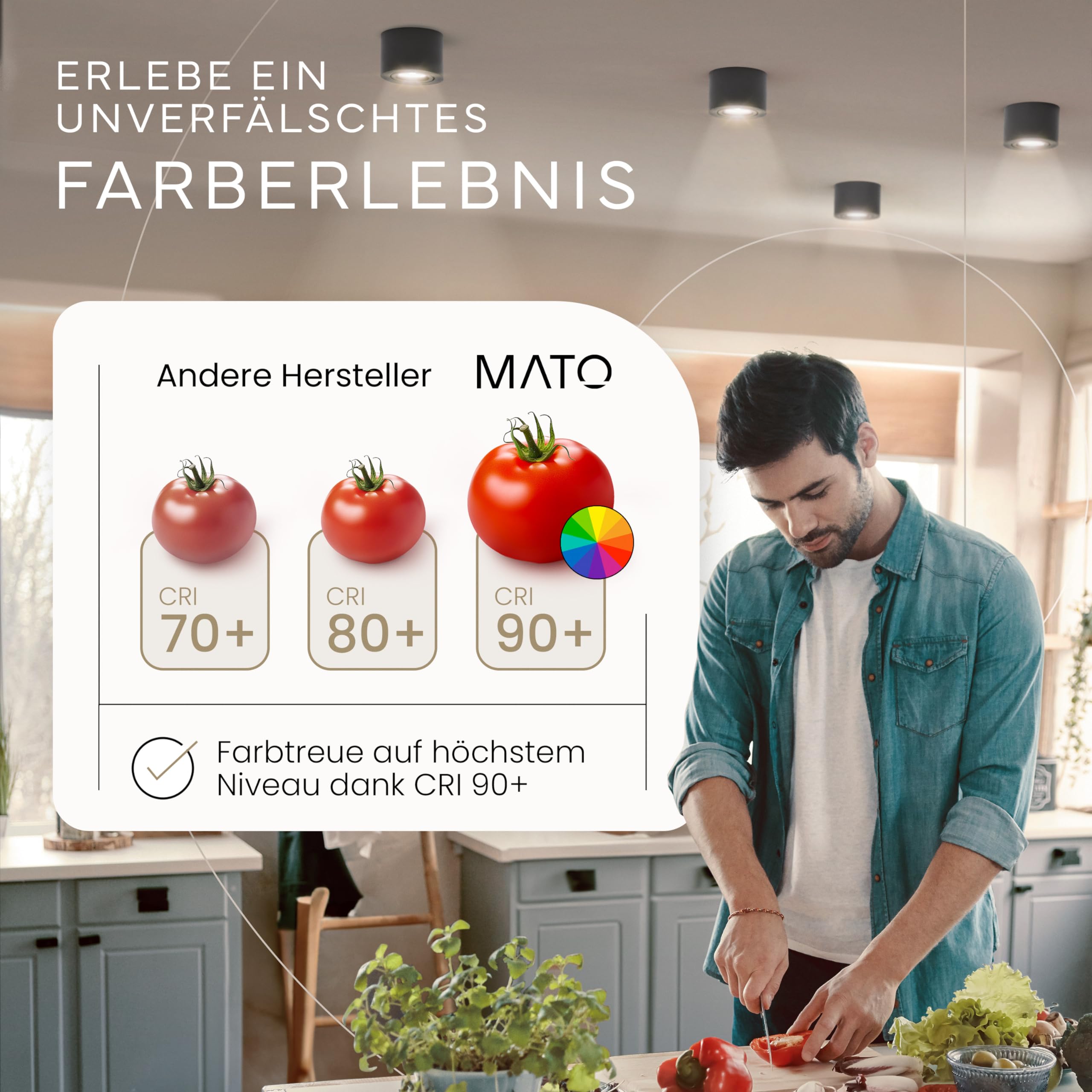 MATO NEO LED Modul 230V 5W warmweiß 50x22mm