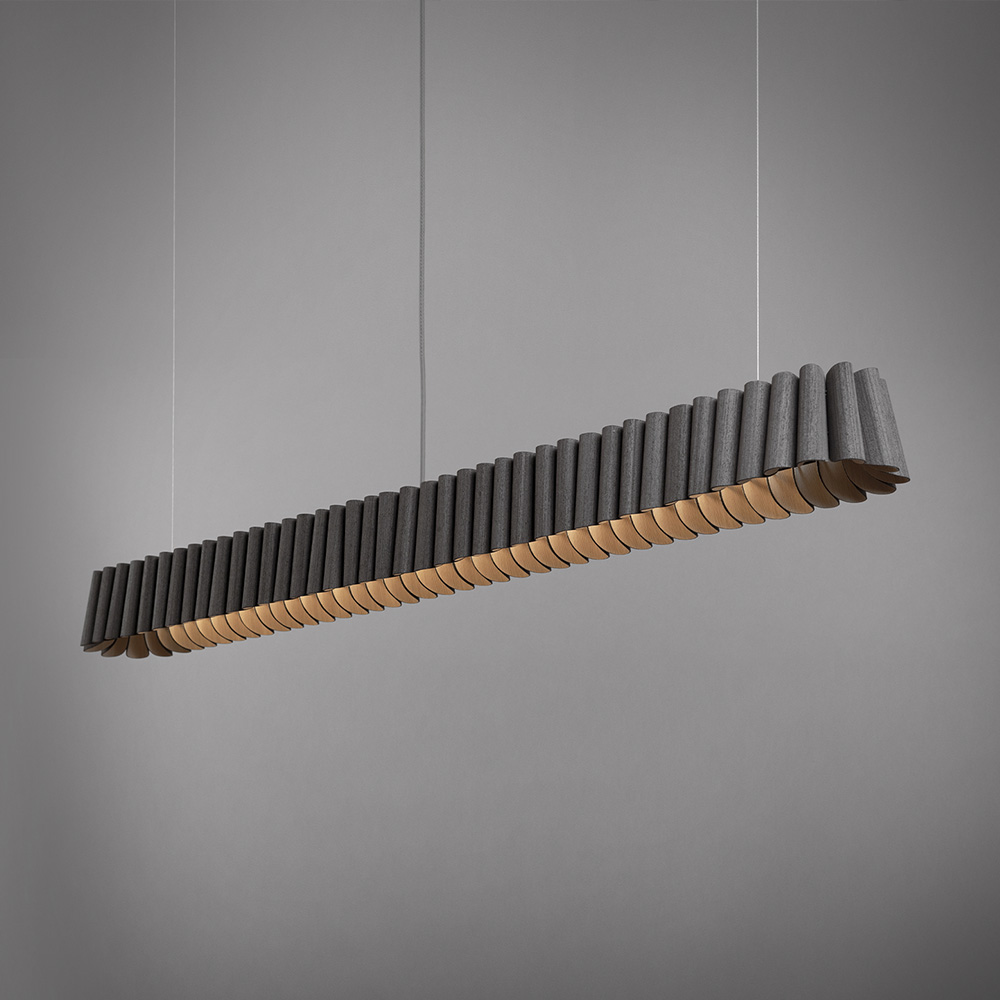 Bruck Renata Rectangle Pendelleuchte Holz