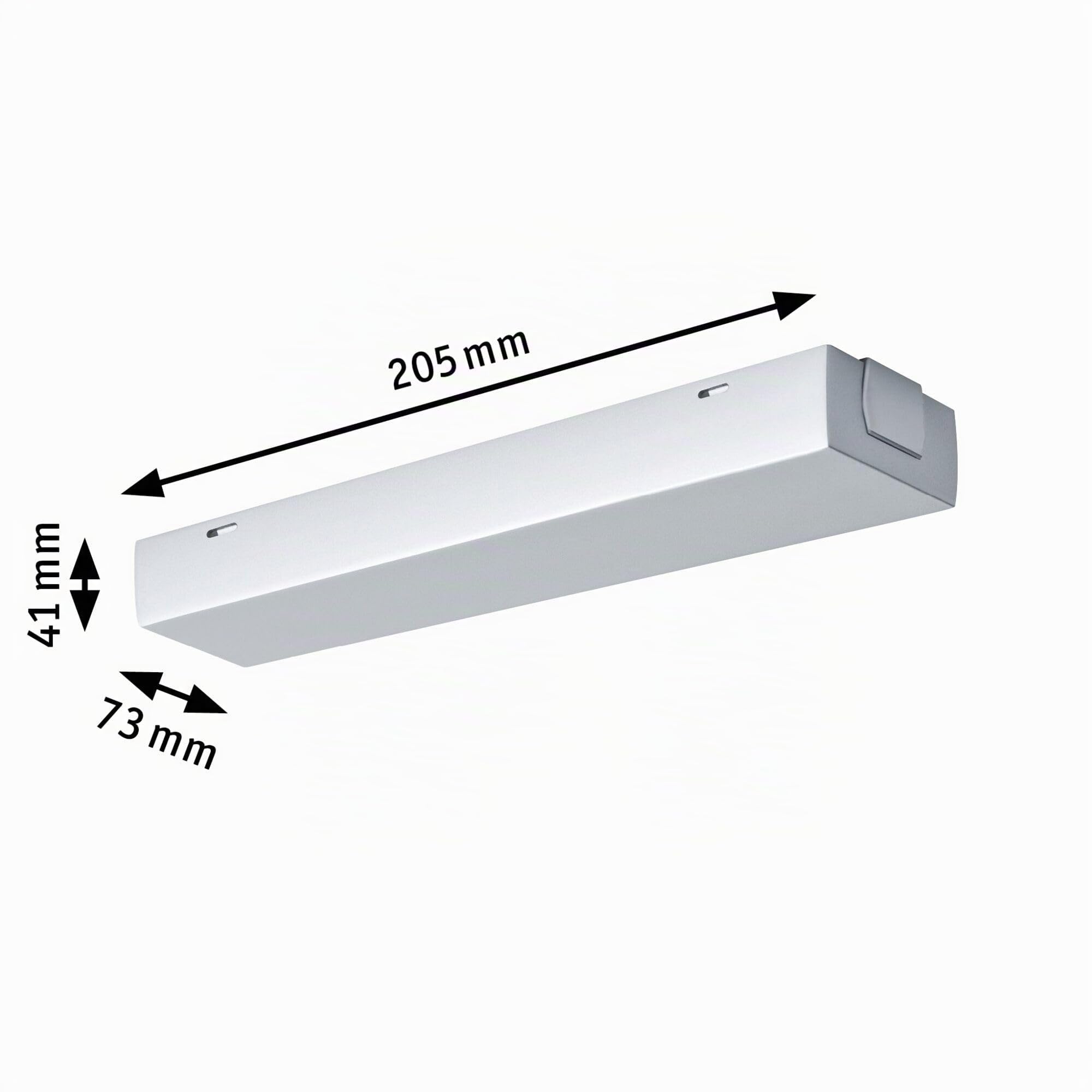 Paulmann URail 96885 Einspeisung Mitte Schiene chrom matt