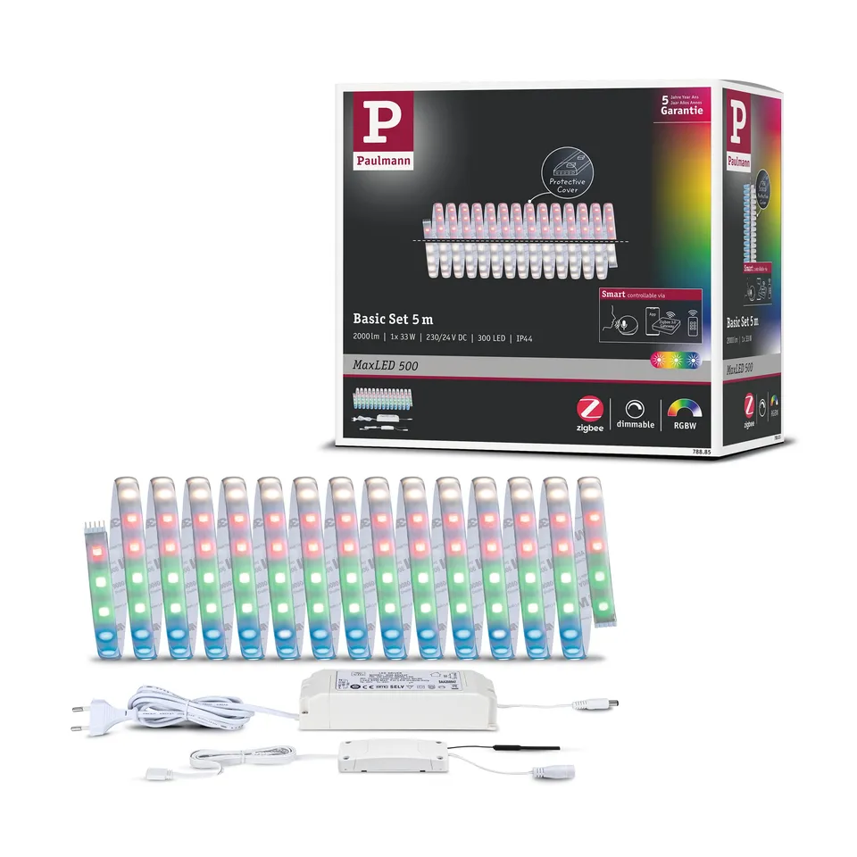 Paulmann MaxLED 500 LED-Streifen 5m RGBW Zigbee Basisset