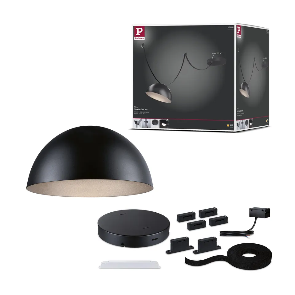 Paulmann ULine Bol Starterset 5m 12W schwarz