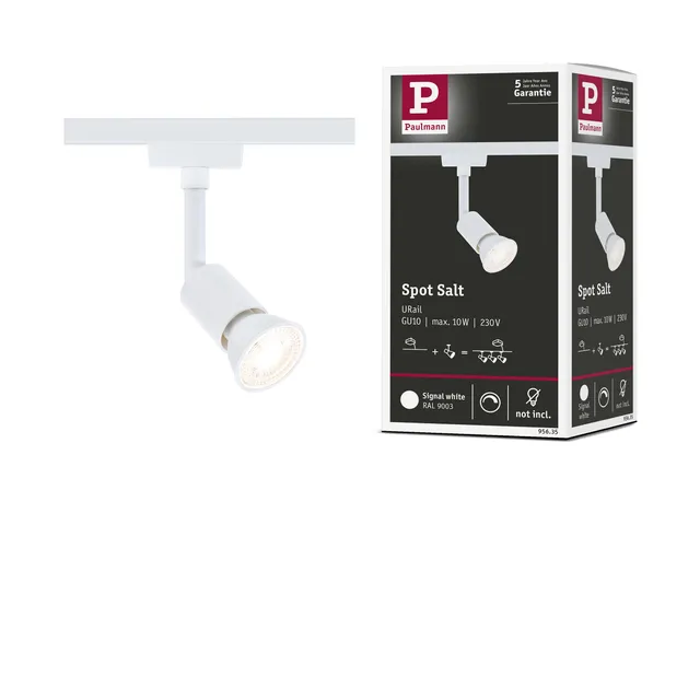 Paulmann URail 95635 Salt Schienenspot GU10 signalweiß