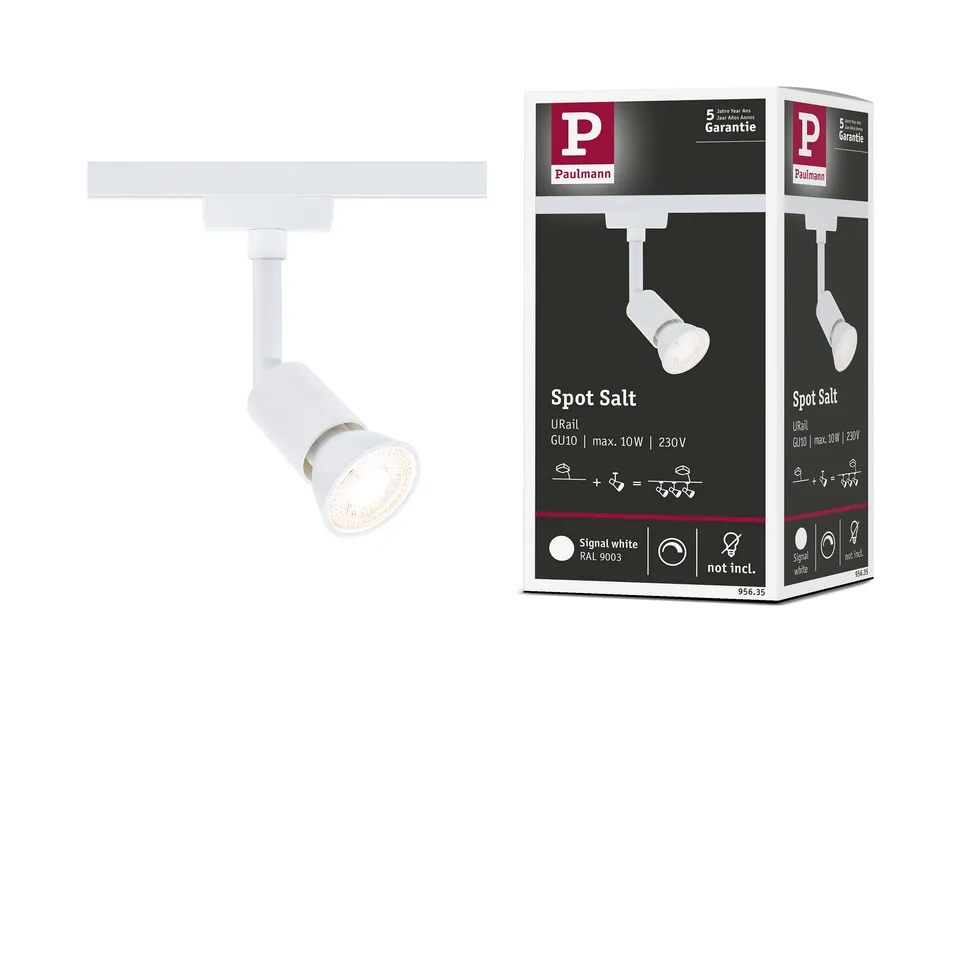 Paulmann URail 95635 Salt Schienenspot GU10 signalweiß