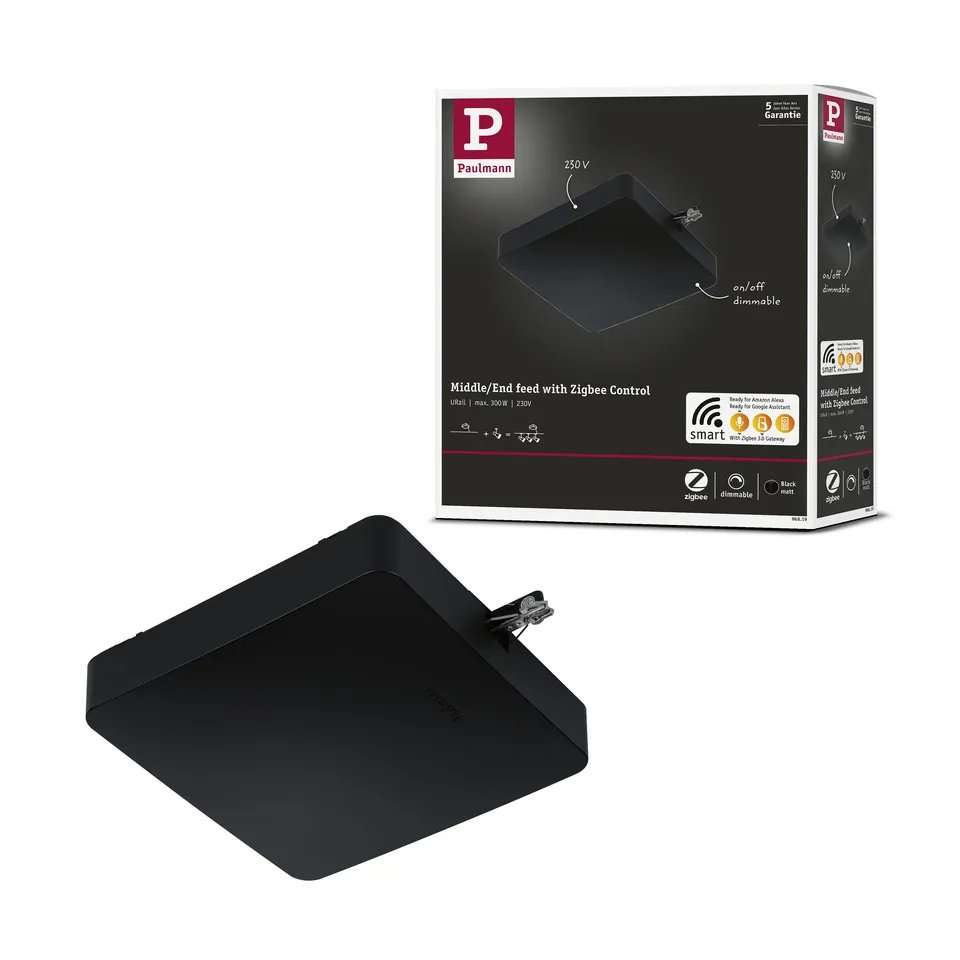 Paulmann URail 96819 Mittelzuführung Zigbee Schwarz