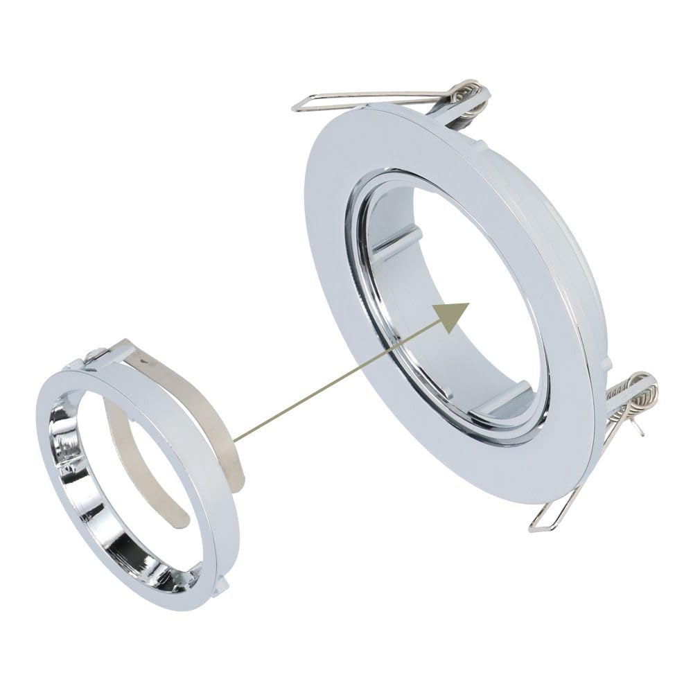Hoftronic Maya LED Einbaustrahler 6er Set 4000K schwenkbar