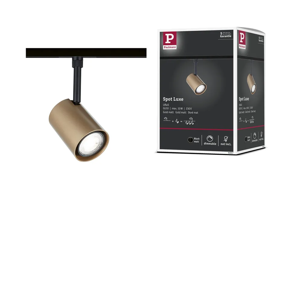 Paulmann URail Luxe 94917 Spot Gold GU10
