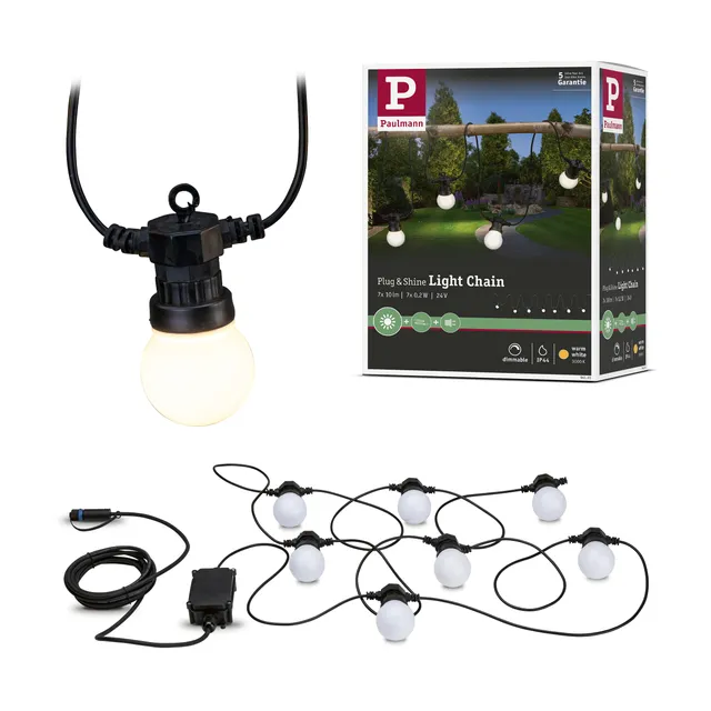 Paulmann Plug & Shine 94165 Lichterkette warmweiß