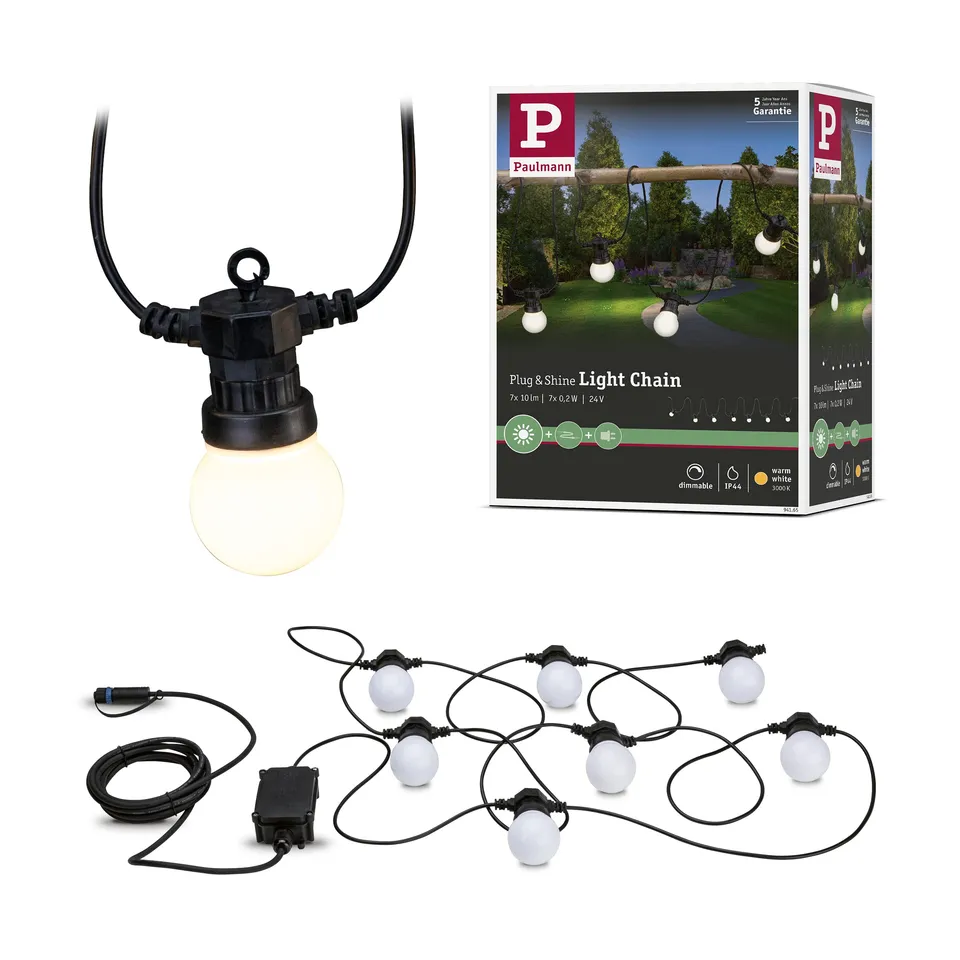 Paulmann Plug & Shine 94165 Lichterkette warmweiß