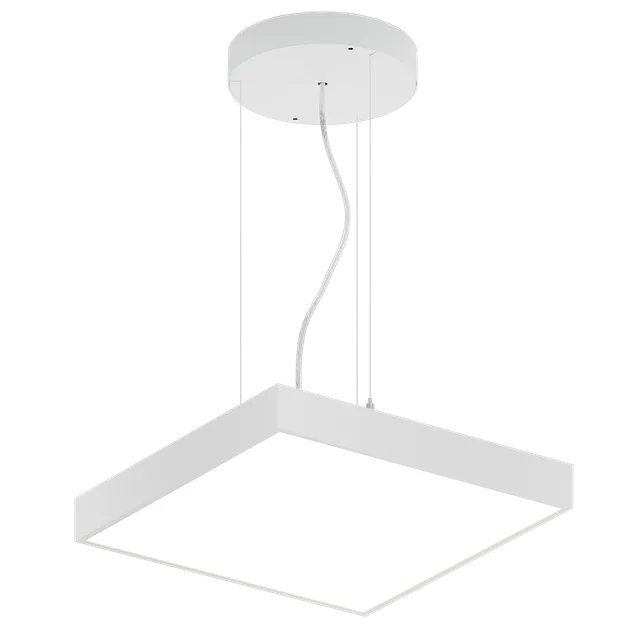 Bruck Jazz Pendelleuchte eckig Aluminium 90cm direkt