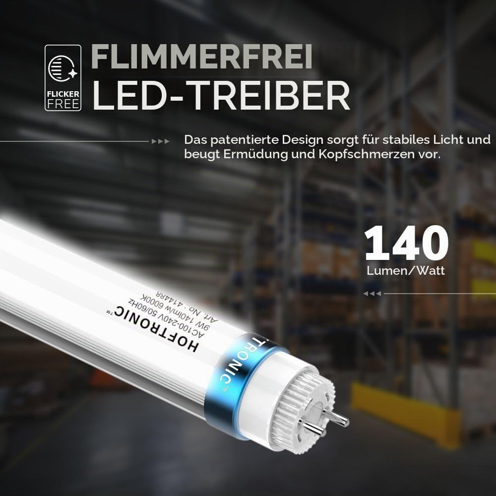 Hoftronic LED Röhre 120cm 18W T8 G13 6000K