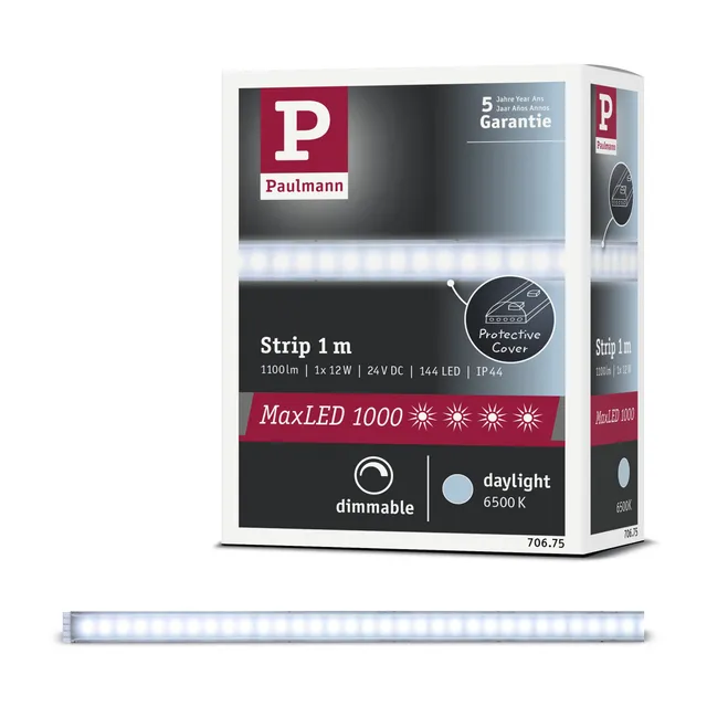 Paulmann MaxLED 1000 LED-Streifen 1 m Tageslichtweiß 6500K