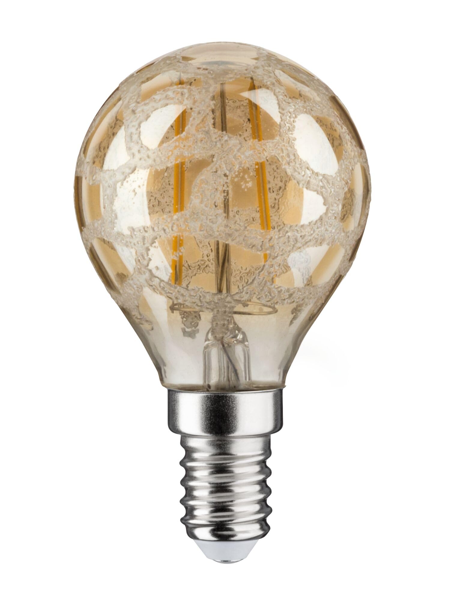 Paulmann 28368 LED Tropfenlampe E14 Krokoeis Gold