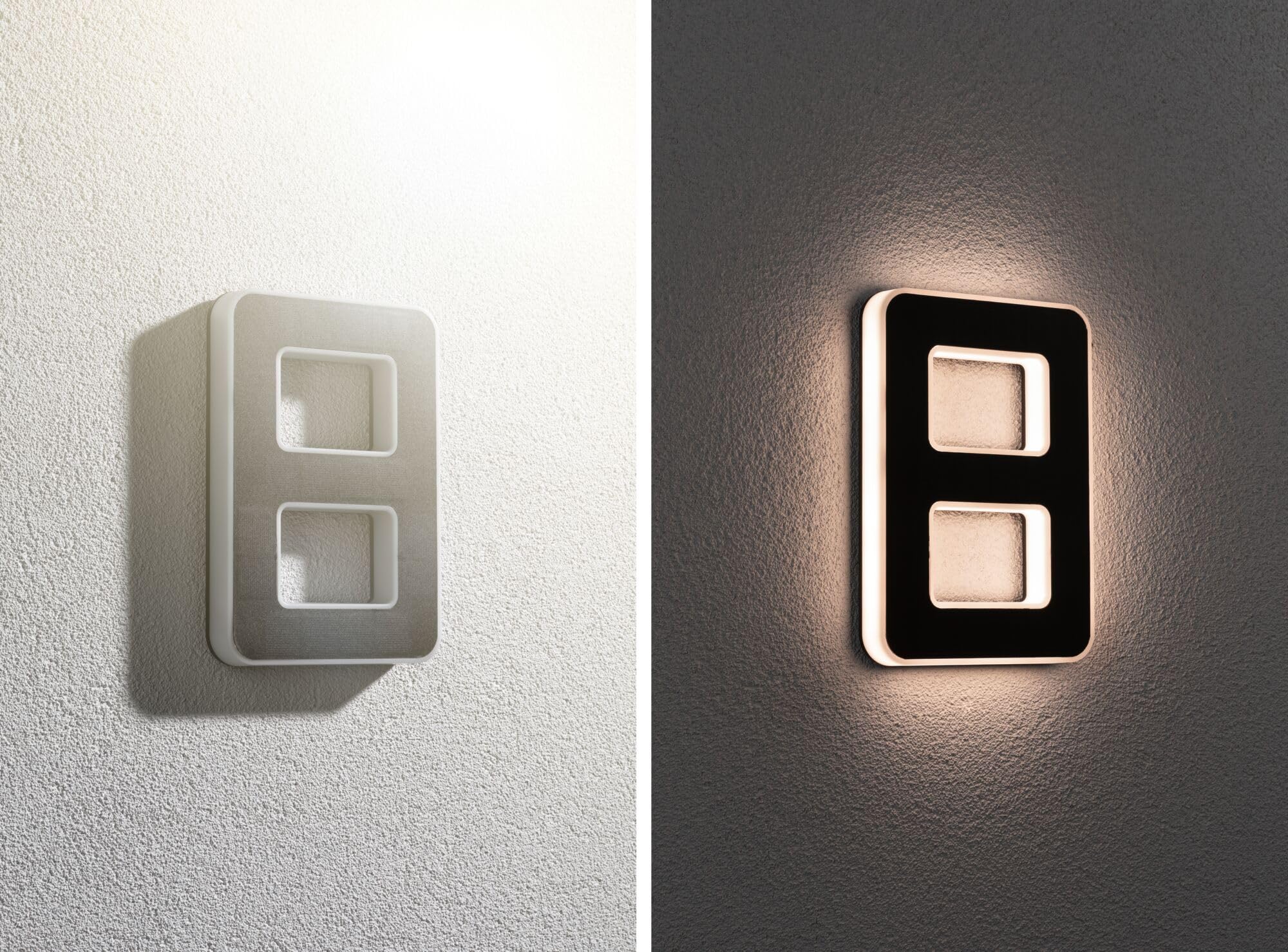 Paulmann 79849 Solar Hausnummer 8 LED Warmweiß