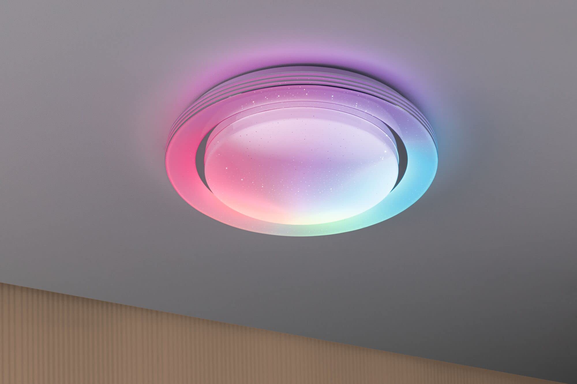 Paulmann Rainbow 70546 LED Deckenleuchte Ø380mm RGBW Chrom