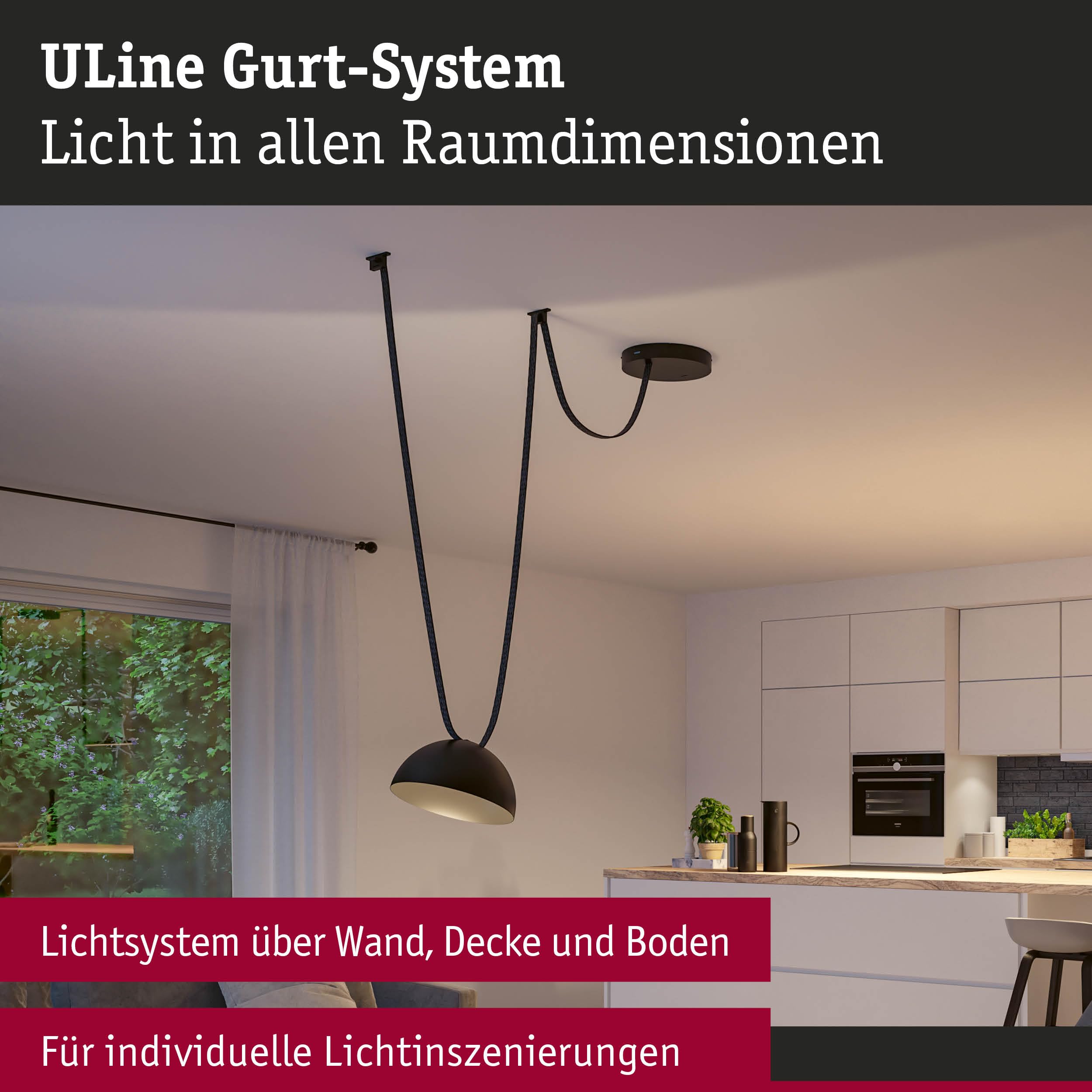 Paulmann ULine Bol Starterset 5m 12W schwarz