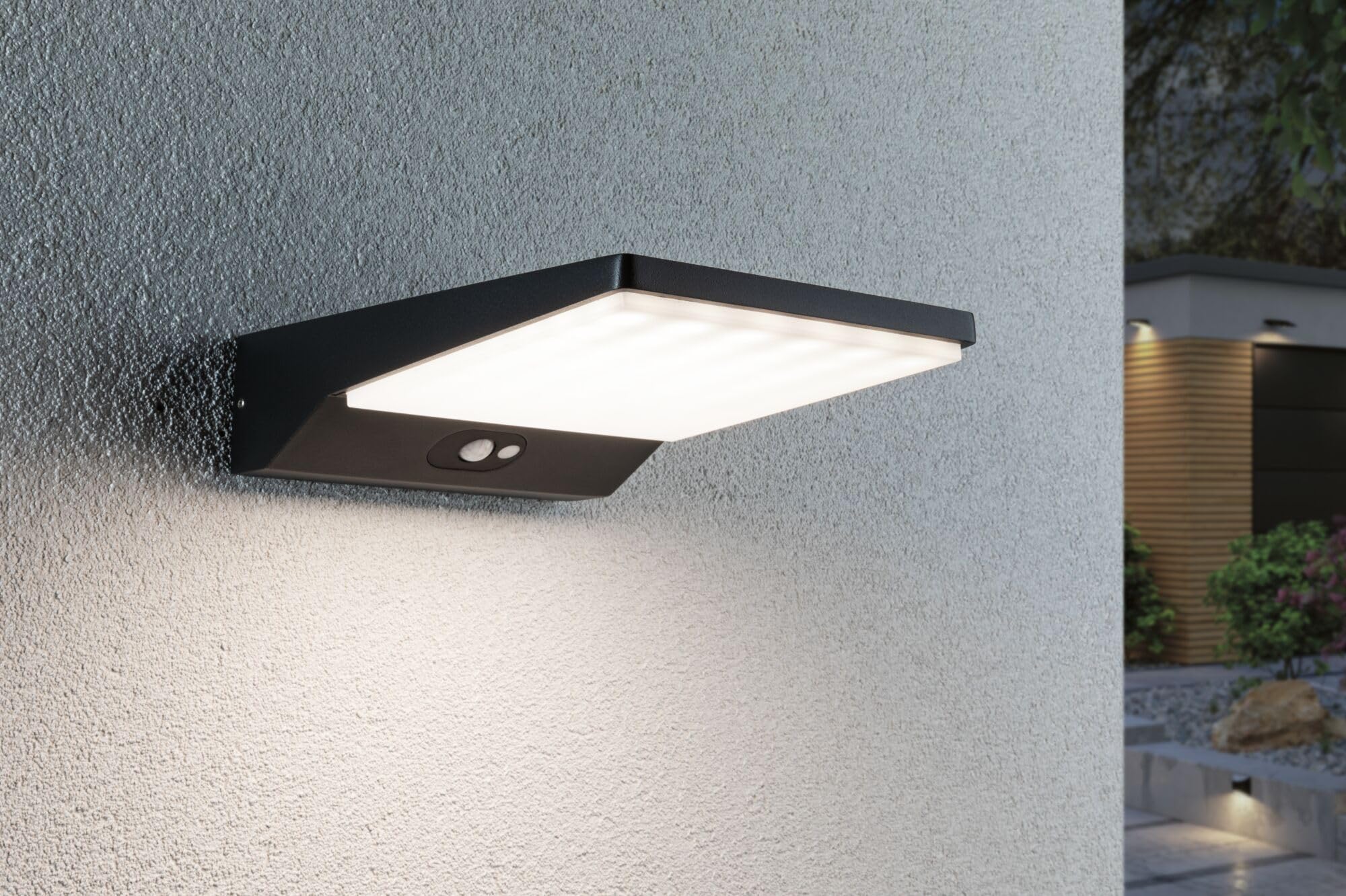 Paulmann 94334 Solar Außenwandleuchte Dunkelgrau 5W 3000K