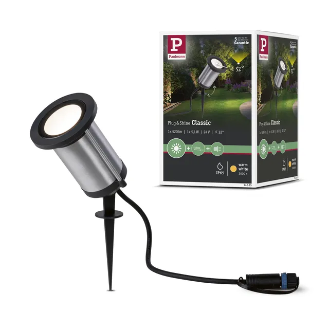 Paulmann Plug Shine Spot Classic Außenspot IP65 5,1W