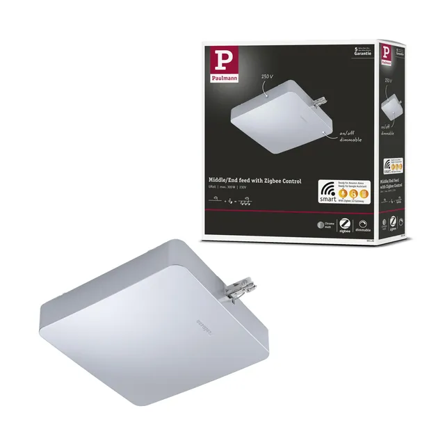 Paulmann URail 50120 Einspeisung Mitte Zigbee Chrom