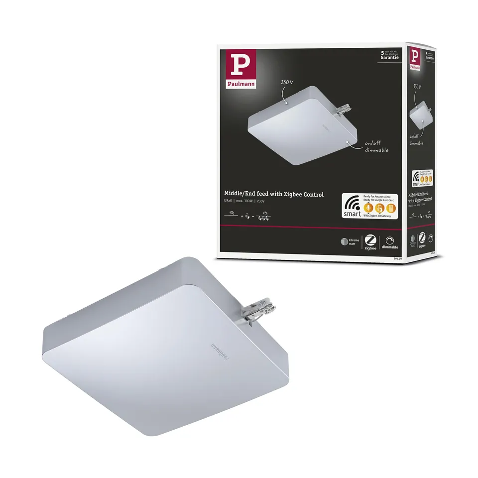 Paulmann URail 50120 Einspeisung Mitte Zigbee Chrom