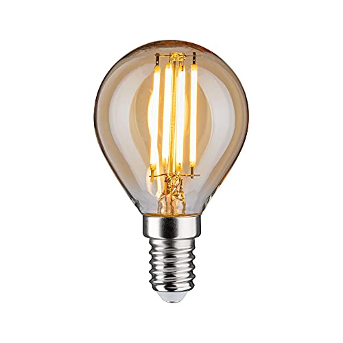 Paulmann 28712 LED Filament Lampe E14 einzeln Goldlicht 2500K