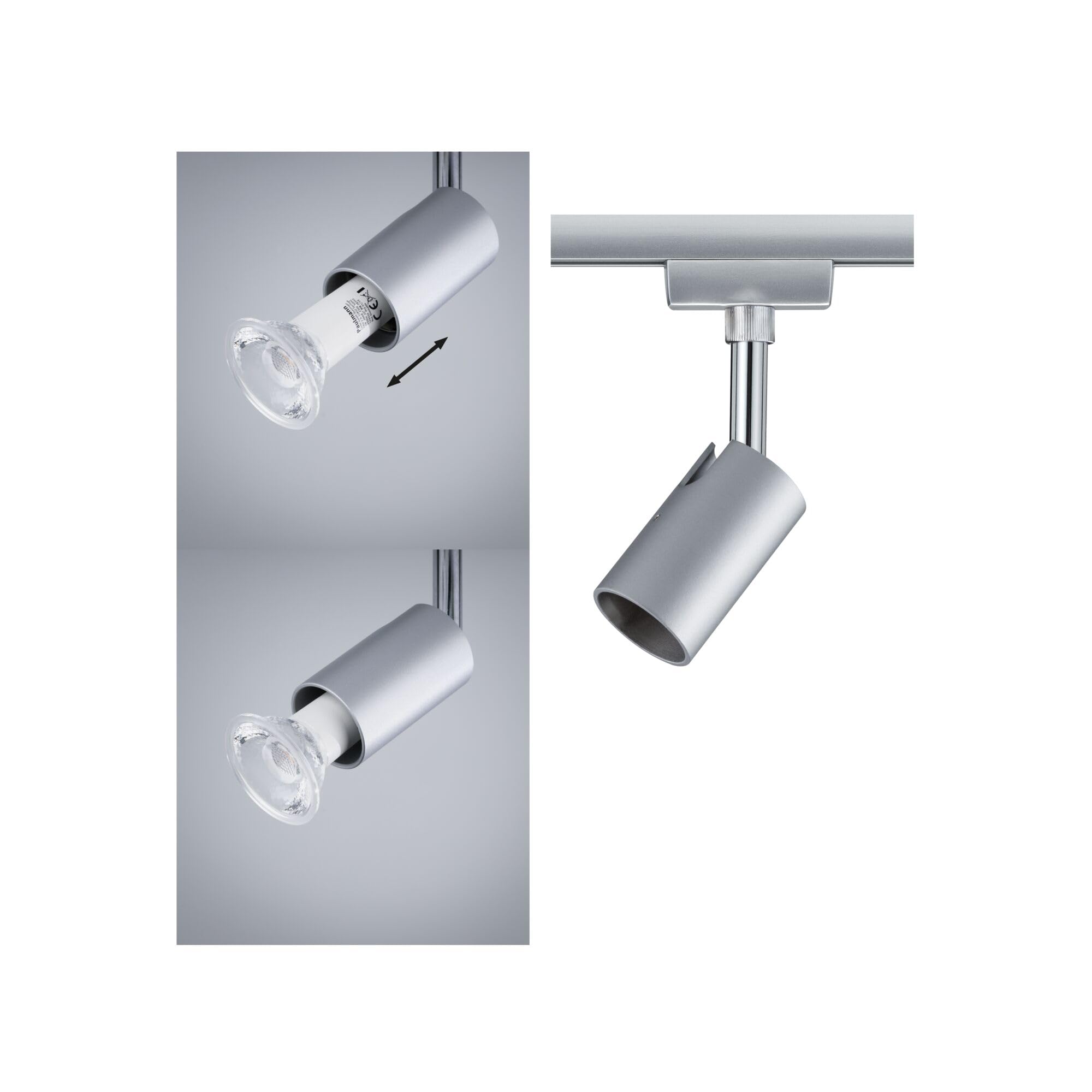 Paulmann URail Pure I 95329 Schienenspot GU10 chrom matt