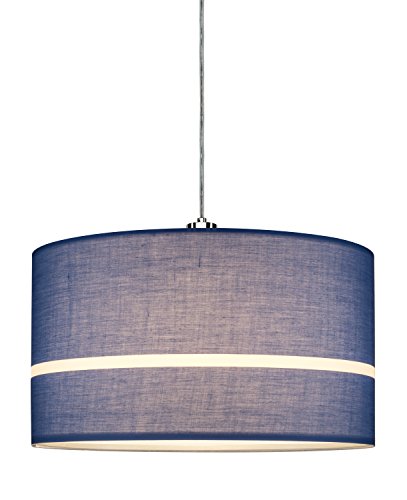 Paulmann URail Tessa Lampenschirm blau Stoff max. 50W