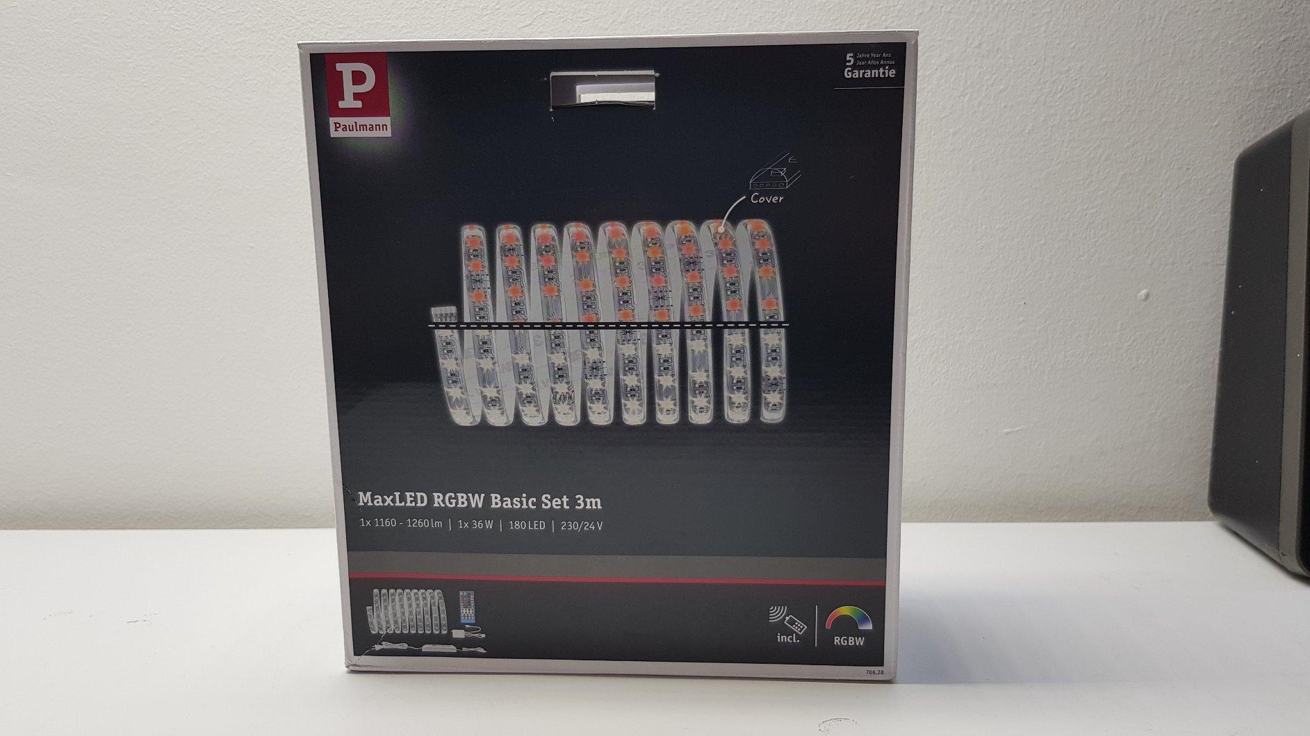 Paulmann MaxLED RGBW Basisset LED-Strip 3m beschichtet