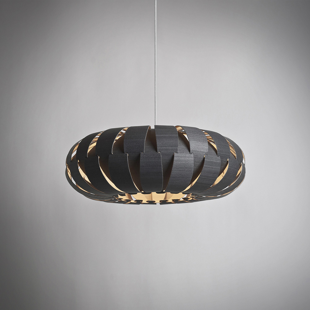 Bruck Emilia Pendelleuchte Holz handbemalt